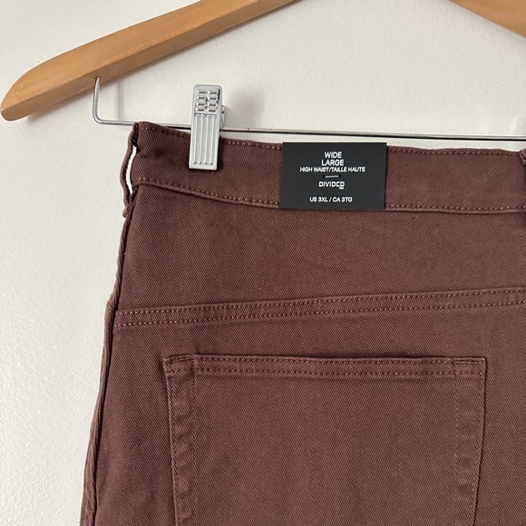h&m brown denim jeans. - Picture 1 of 4